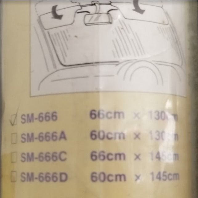 2 Universal Windscreen Sunshade for Cars (Category: Body Parts and Accessories) located in Quezon City. Submitted by thepartminstore (Listing ID 1403145335, Image 2). Description: 2 Windscreen Sunshade for cars 1 Universal 1 66CMx130CM 2 Items for only 200 Rfs: Decluttering Location: QC Delivery: c/o buyer Thank you.