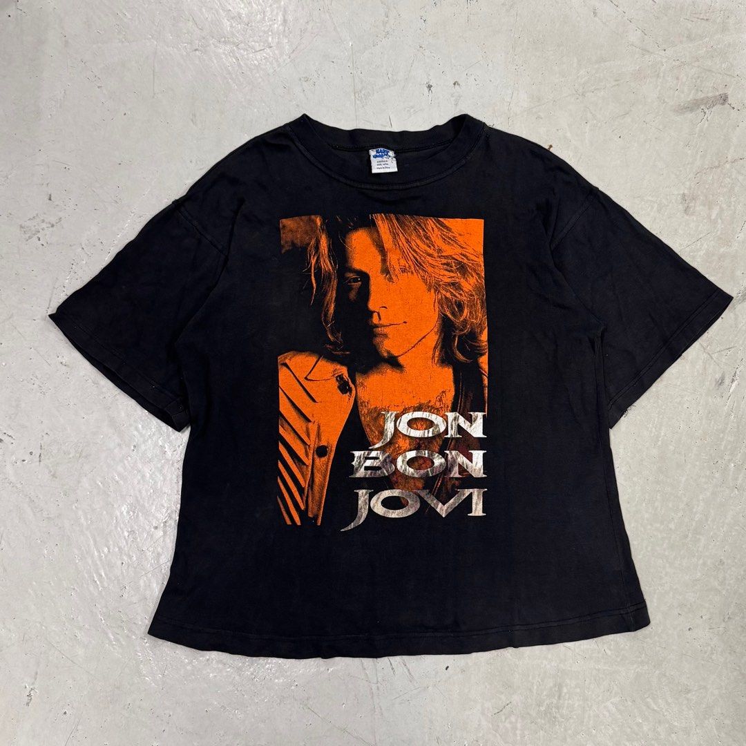 vintage Bon Jovi Japan 1996 Tour Tee Men #39 s Fashion Tops Sets