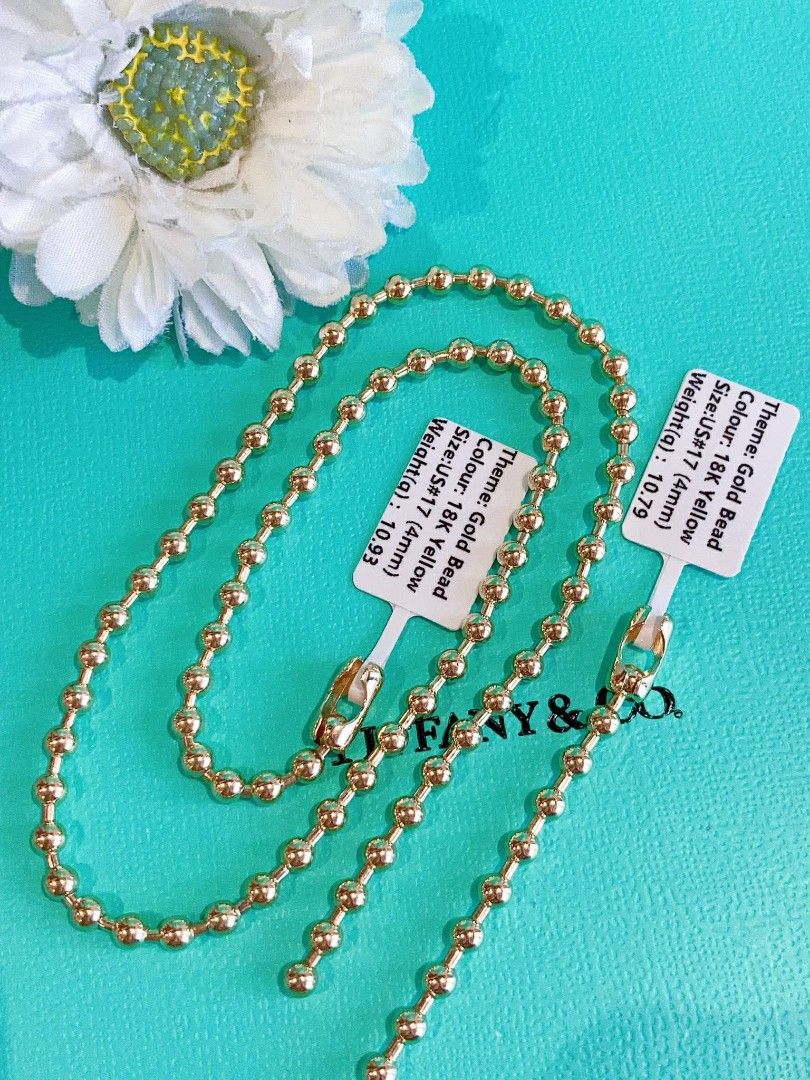 18k HK setting gold beads necklace (Category: Necklaces) located in Manila. Submitted by bhelgoldseller2ndaccount (Listing ID 1407227685, Image 3). Description: 18K Hongkong setting Gold 8100/g 📍Real Gold pawnable 👋Open for Reseller 📍Cash and lay away basis available 🚚Open for same day delivery Manila area (Grab delivery) 🚚Lbc Outside Manila 📲 Dm me for details/price ✈️We do ship international via FEDEX 👇👇👇 Note:Box and Certificate not i