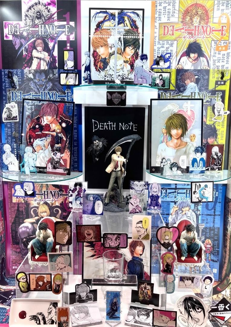 一番賞 死亡筆記 DEATH NOTE I賞 A4文件夾+透明貼紙SET 夜神月 L 琉克 死神, 興趣及遊戲, 玩具 & 遊戲類 ...