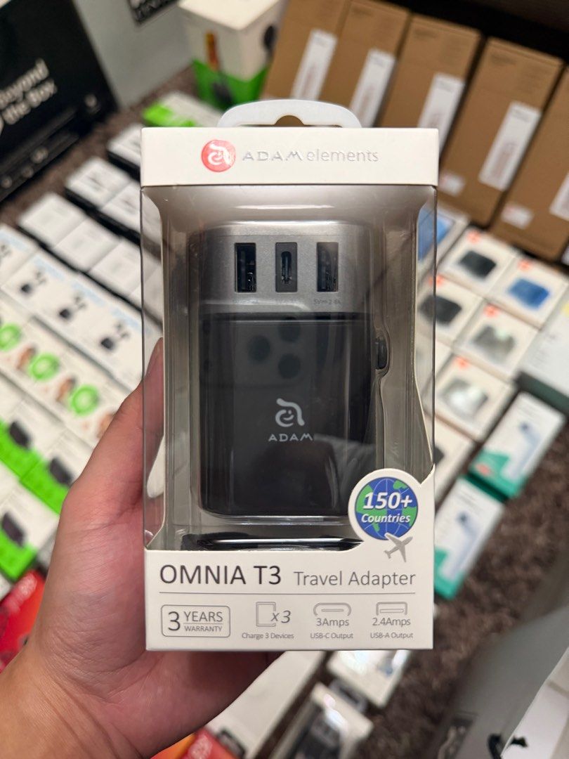 Adam Elements Travel Adapter (Category: Chargers & Cables) located in Quezon City. Submitted by law.1789 (Listing ID 1407290964, Image 1). Description: Adam Elements Travel Adapter 750 (1490 SRP) Brand New Sealed - From PMC 4pcs available .