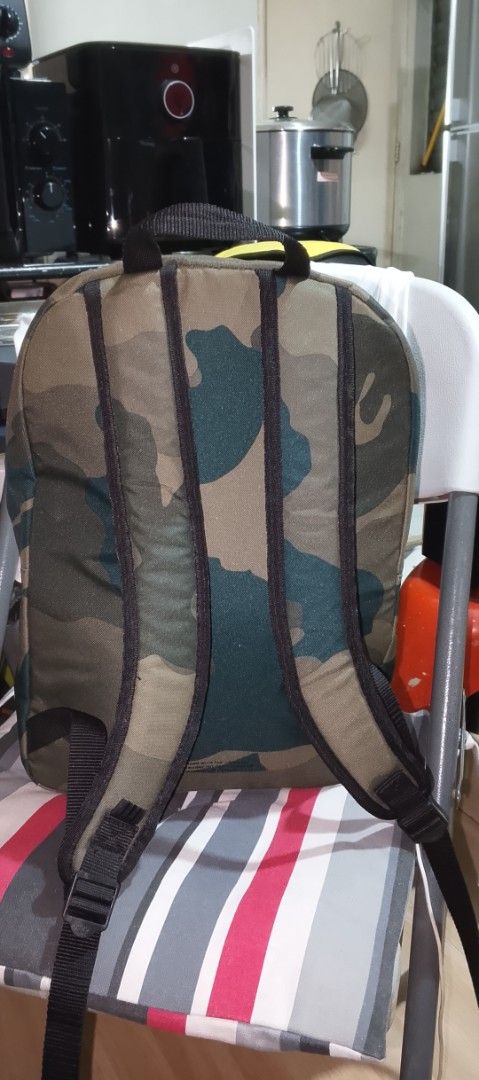 Adidas Camouflage Backpack (Category: Backpacks) located in Quezon City. Submitted by expe888 (Listing ID 1407377407, Image 2). Description: new. original price was 1990. fishermall qc meetup or grab delivery along metro manila.