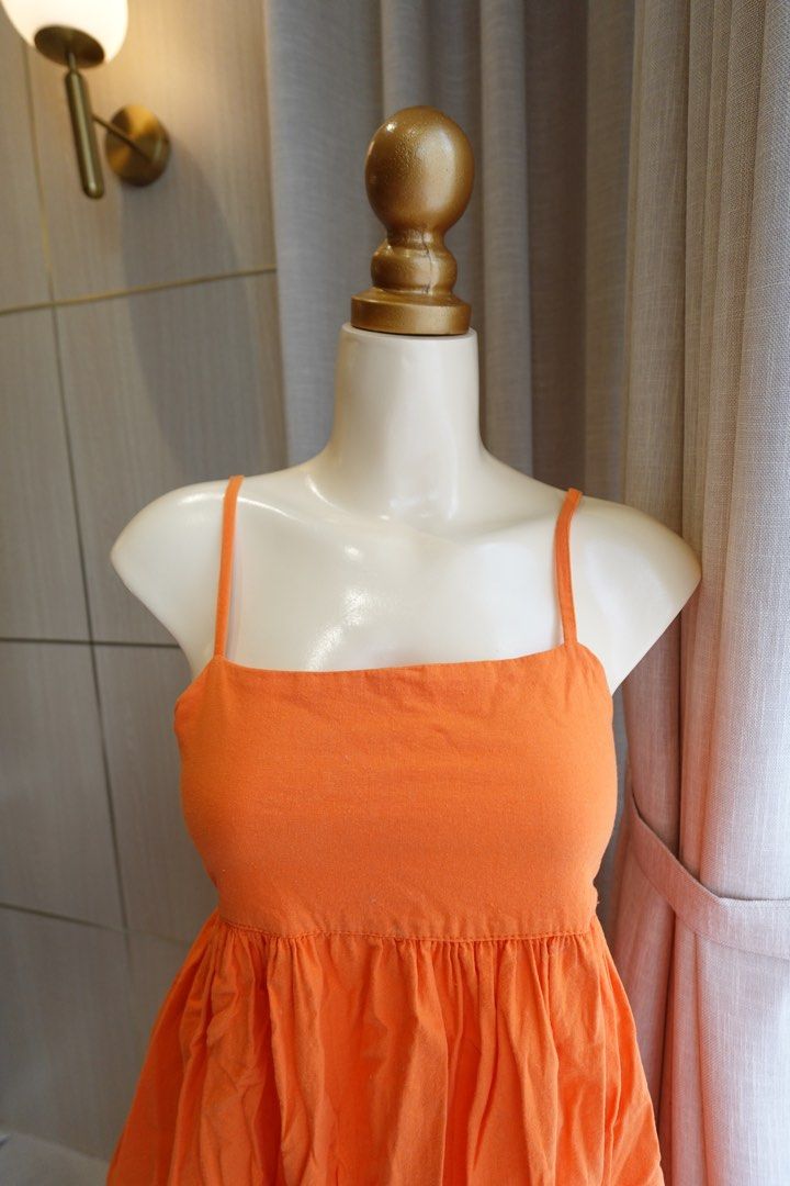 Bangkok Orange Dress (Category: Dresses) located in Cabanatuan. Submitted by riveraaly (Listing ID 1407251097, Image 2). Description: Bought in Bangkok Linen fabric Bright orange color Empress Cut Decluttering.