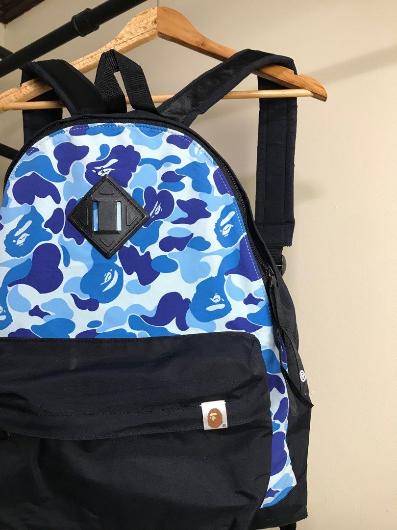 Bape ABC Camouflage Day Pack Backpack (Category: Backpacks) located in Cabanatuan. Submitted by cabsygoods (Listing ID 1407338552, Image 2). Description: Bape ABC Camouflage Day Pack Backpack Very good condition Issue sign of usage Color rate 9/10 Dm to purchase! 📩.