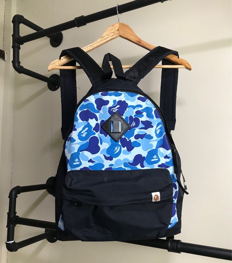 Bape ABC Camouflage Day Pack Backpack (Category: Backpacks) located in Cabanatuan. Submitted by cabsygoods (Listing ID 1407338552, Image 1). Description: Bape ABC Camouflage Day Pack Backpack Very good condition Issue sign of usage Color rate 9/10 Dm to purchase! 📩.