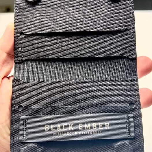 Black Ember Mag Fold Wallet (Category: Luxury Bags & Wallets) located in Rizal. Submitted by epektuz_lab (Listing ID 1407222206, Image 3). Description: *AVAILABLE* *PRICE IS FIXED* *NO COD* Item is used for testing only. GCash/Maya/BPI for payments. Shipping fee at buyer’s expense. Shipping via Lalamove (8am-2pm only). Shipping via LBC outside Metro Manila..