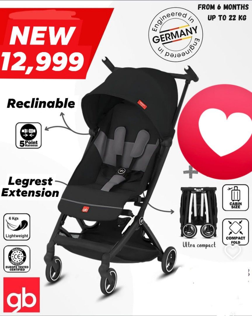 BRANDNEW GB Pockit+ All City Stroller (Category: Strollers) located in Bacoor. Submitted by axxesbabyshopph (Listing ID 1407202049, Image 3). Description: ‼️BRANDNEW‼️ SEALED BOX 💯 AUTHENTIC LOWEST PRICE GUARANTEE 👍 Limited Stocks SRP 19K FIXED PRICE NA PO FOR 12,999❤️.