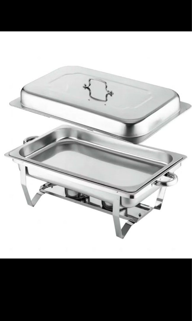 Chafing dish (Category: Dinnerware & Cutlery) located in Las Pinas. Submitted by gluta.detox1234 (Listing ID 1407323022, Image 3). Description: Stainless chafing dish Single & double .