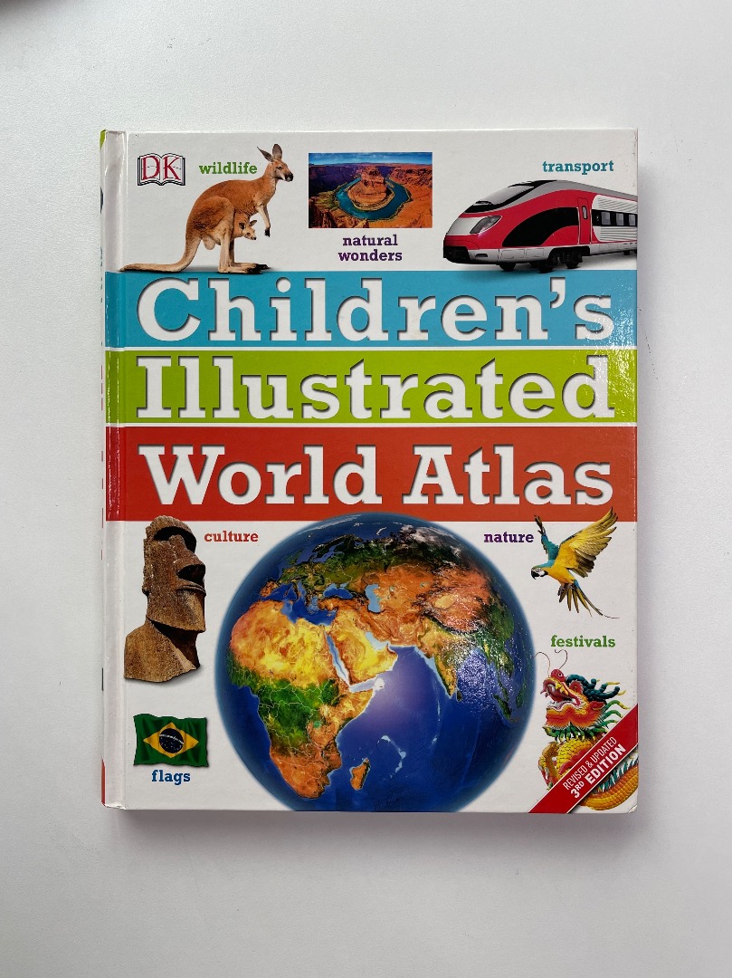 Children's Illustrated World Atlas + More Books, Hobbies & Toys, Books ...