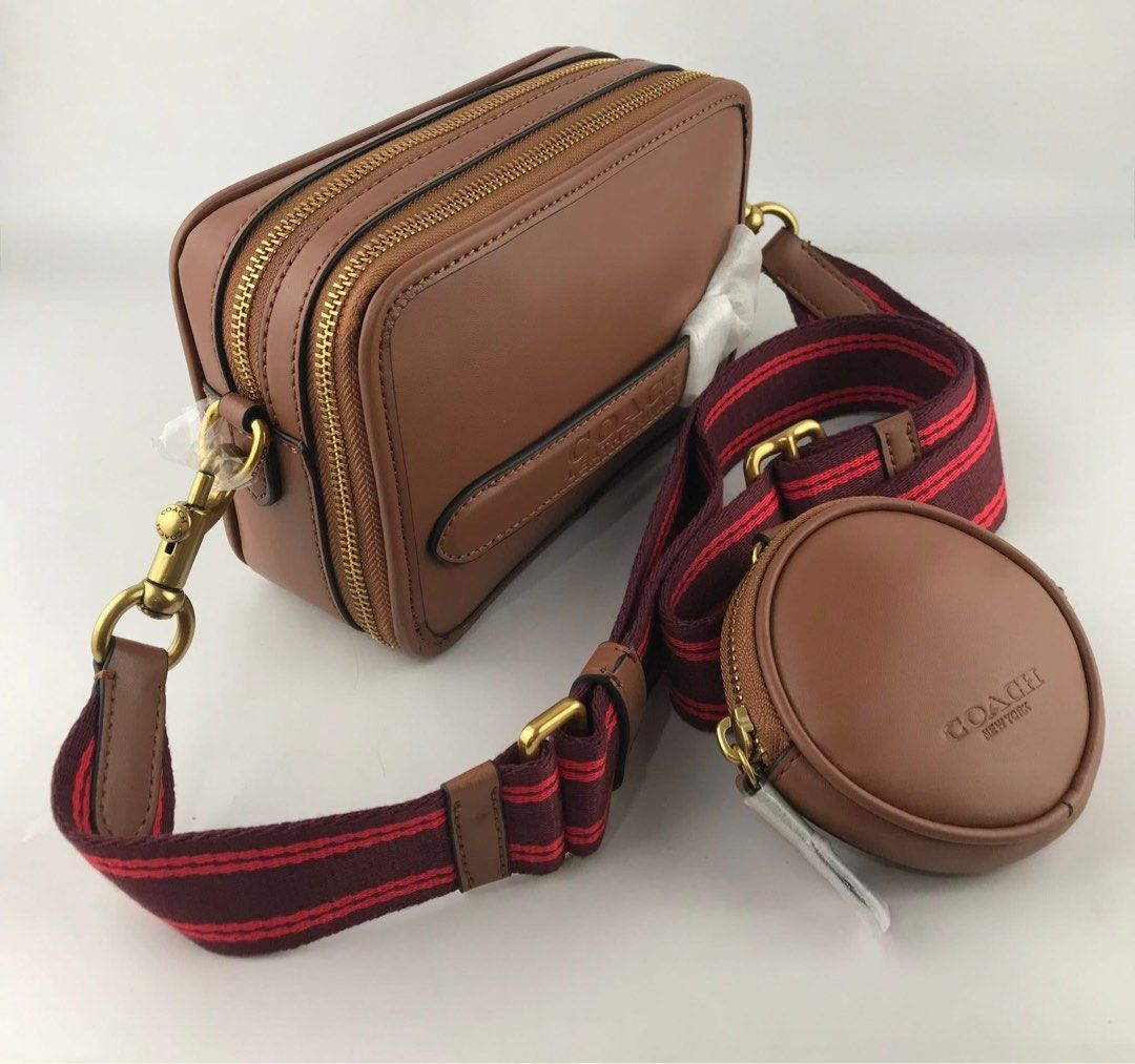 Coach Charter Debossed Crossbody Bag (Category: Luxury Bags & Wallets) located in Manila. Submitted by msddirectfactoryoutlet (Listing ID 1407347986, Image 3). Description: Size Charter Crossbody Debossed 7 1/2" (L) x 5" (H) x 1 3/4" (W) .