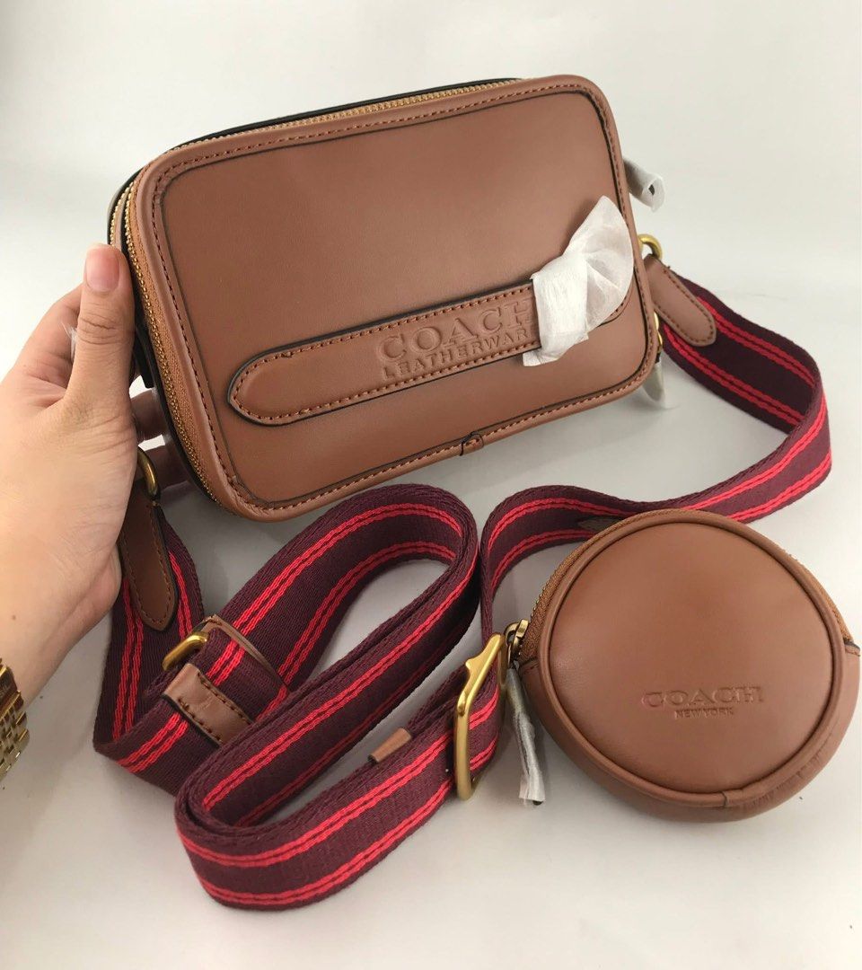 Coach Charter Debossed Crossbody Bag (Category: Luxury Bags & Wallets) located in Manila. Submitted by msddirectfactoryoutlet (Listing ID 1407347986, Image 1). Description: Size Charter Crossbody Debossed 7 1/2" (L) x 5" (H) x 1 3/4" (W) .