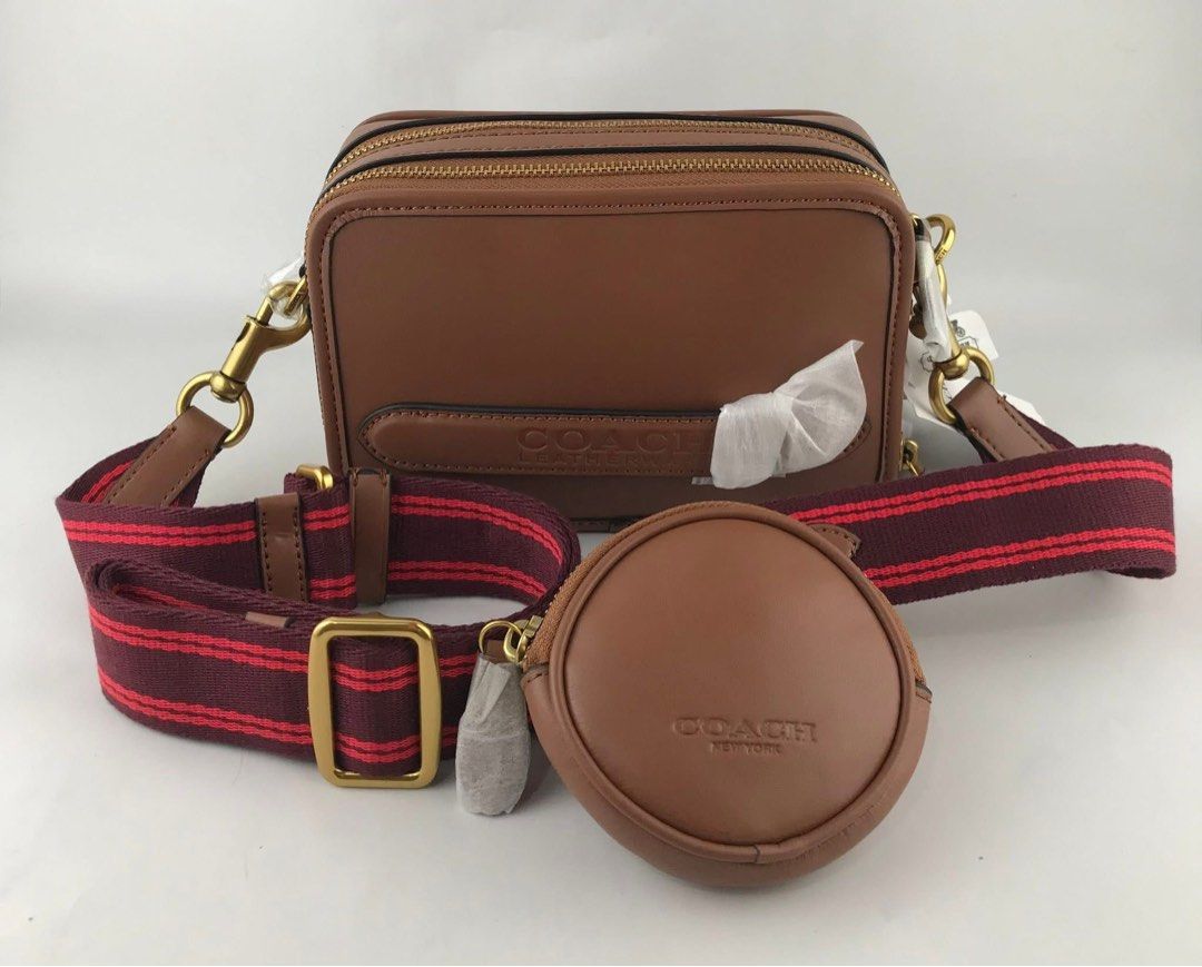 Coach Charter Debossed Crossbody Bag (Category: Luxury Bags & Wallets) located in Manila. Submitted by msddirectfactoryoutlet (Listing ID 1407347986, Image 2). Description: Size Charter Crossbody Debossed 7 1/2" (L) x 5" (H) x 1 3/4" (W) .