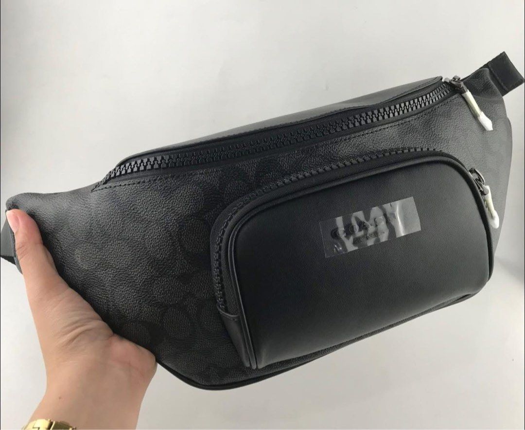 Coach Track Belt Bag (Category: Luxury Bags & Wallets) located in Manila. Submitted by msddirectfactoryoutlet (Listing ID 1407347706, Image 3). Description: Size Track Beltbag 16" (L) x 6 3/4" (H) x 2 3/4" (W) .
