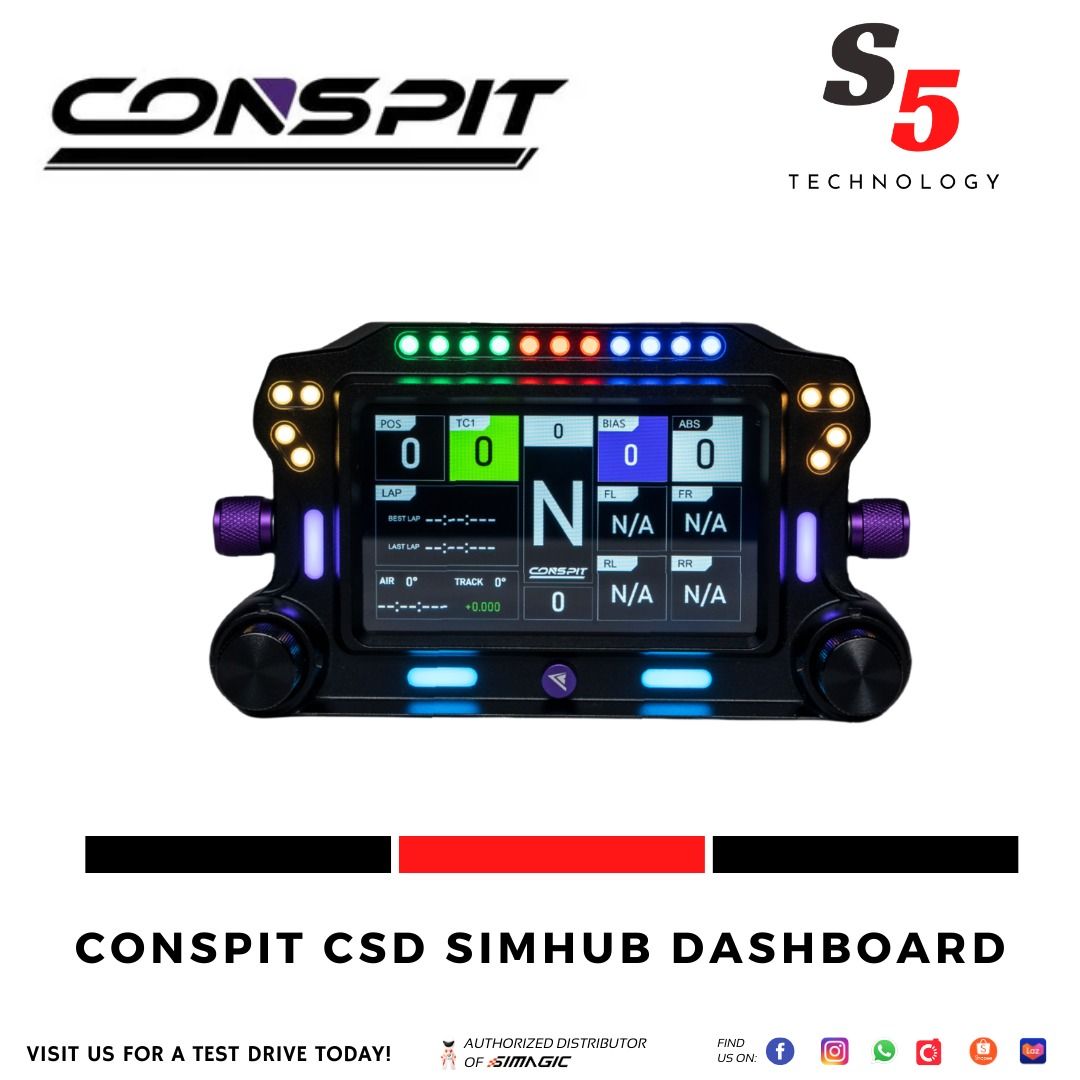 Conspit CSD Simhub Dashboard / Dashboard / Formula / Simracing / Racing ...