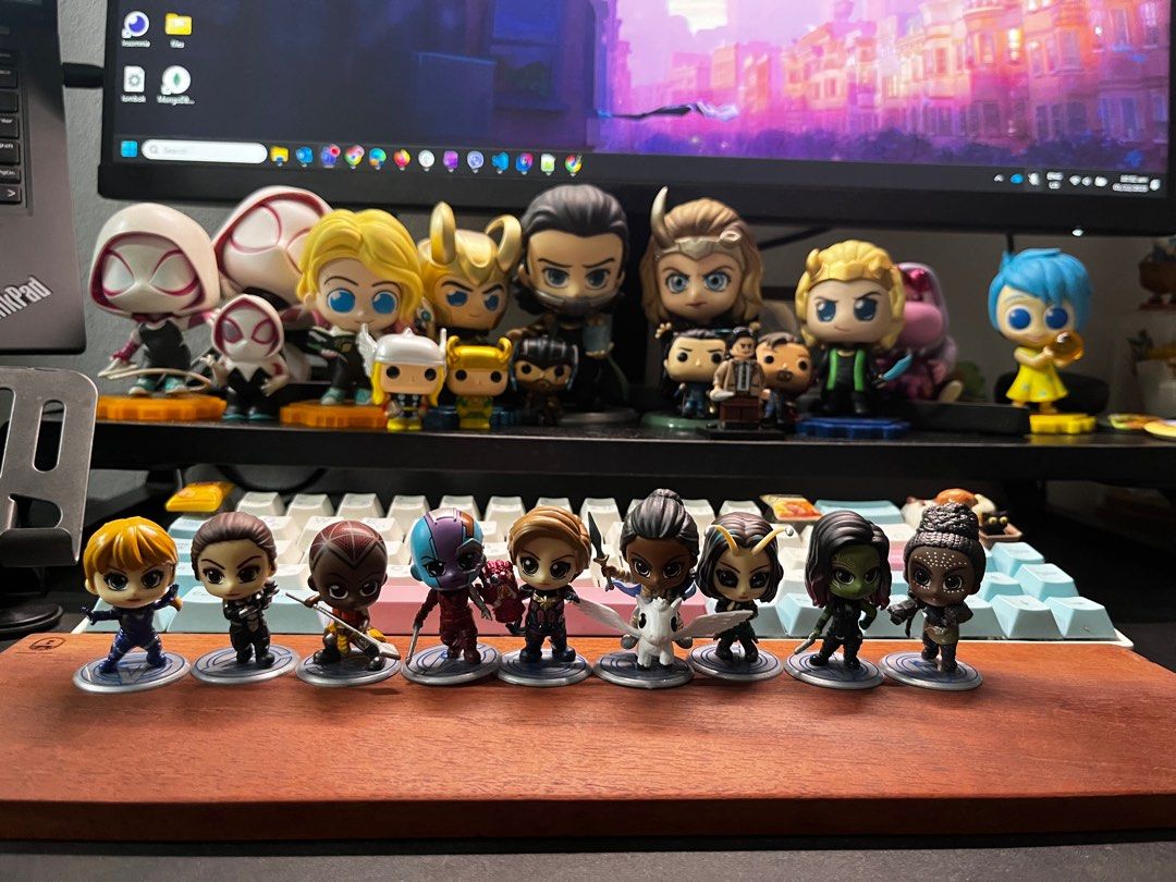 Cosbaby XS Marvel Female Heroes (Category: Figurines & Statues) located in Antipolo. Submitted by chichiyuuu (Listing ID 1407211491, Image 2). Description: - Marvel Female Heroes Figurines Set - Features Captain Marvel, Nebula, Gamora, and other characters - Please Note: Scarlet witch is not included also this is loose, no box included. Rfs: Need to declutter.