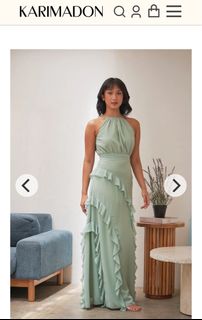 sage green dress philippines Sage Velvet Infinity Bridesmaid Dress/Customization Size/40+ Color Plus ( size 16-26) main image 0