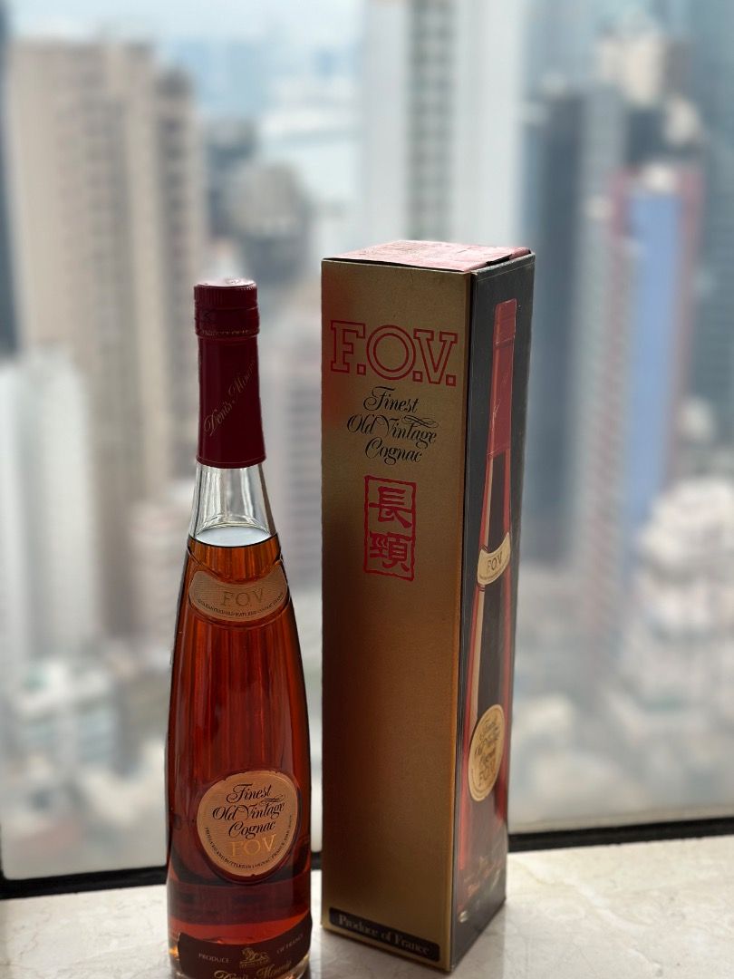 F.O.V. Finest Old Vintage Cognac, 嘢食& 嘢飲, 酒精飲料- Carousell