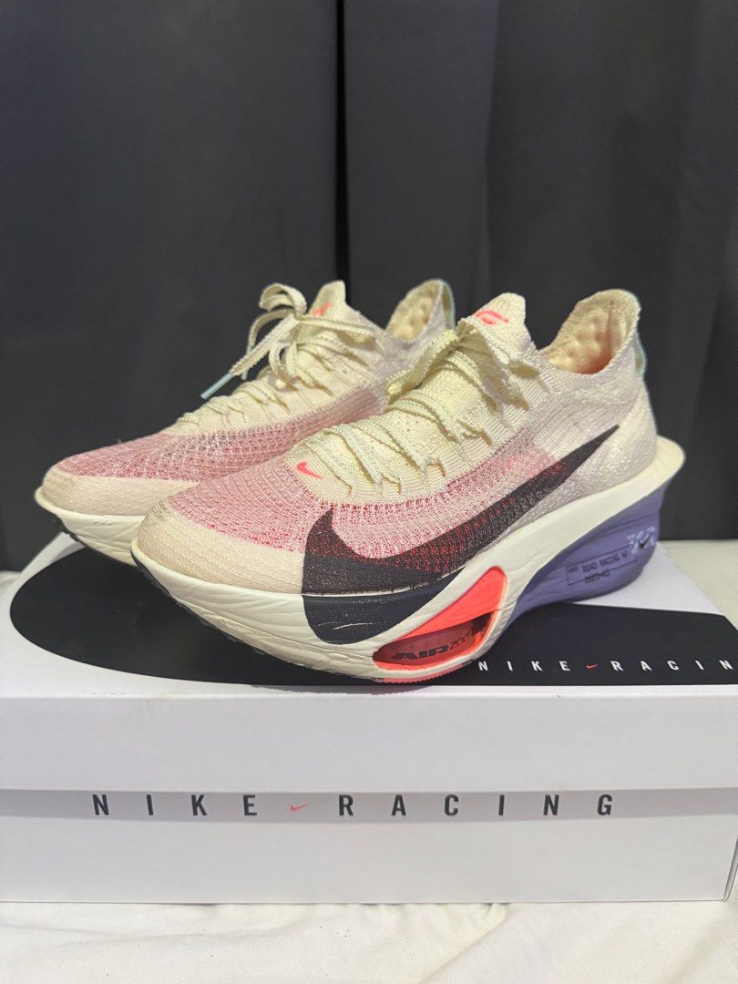 FS: Nike Alphafly 3 - Coconut Milk/Off Noir (Category: Sneakers) located in Quezon City. Submitted by mdpdg (Listing ID 1407293617, Image 1). Description: Nike Alphafly 3 Like New 5,500 Coconut Milk/Off Noir Mileage: 10 km Size 7/8.5w RFS: Decluttering.