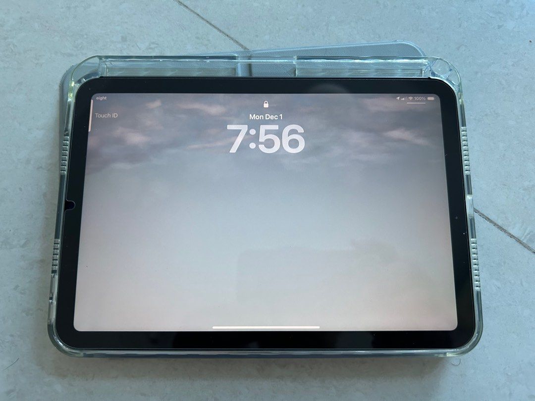 (Category: iPad) located in Singapore. Submitted by rhrecycle (Listing ID 1407309276, Image 1). Description: - Apple iPad Mini 6th generation with cellular - 512GB storage - Includes clear case - Includes smart cover - Ready for a new owner!.