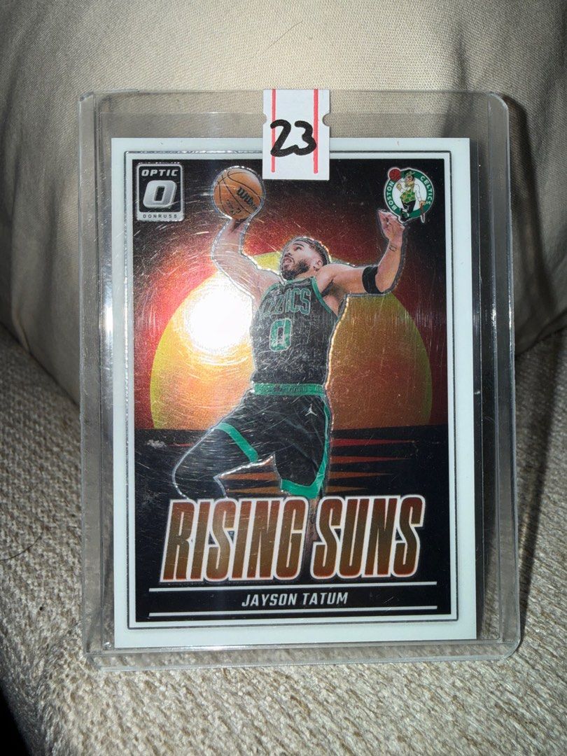 Jayson Tatum Rising Suns Insert 2024 Optic (Category: Raw Singles) located in Manila. Submitted by jpcollectiblesph (Listing ID 1407349079, Image 1). Description: .