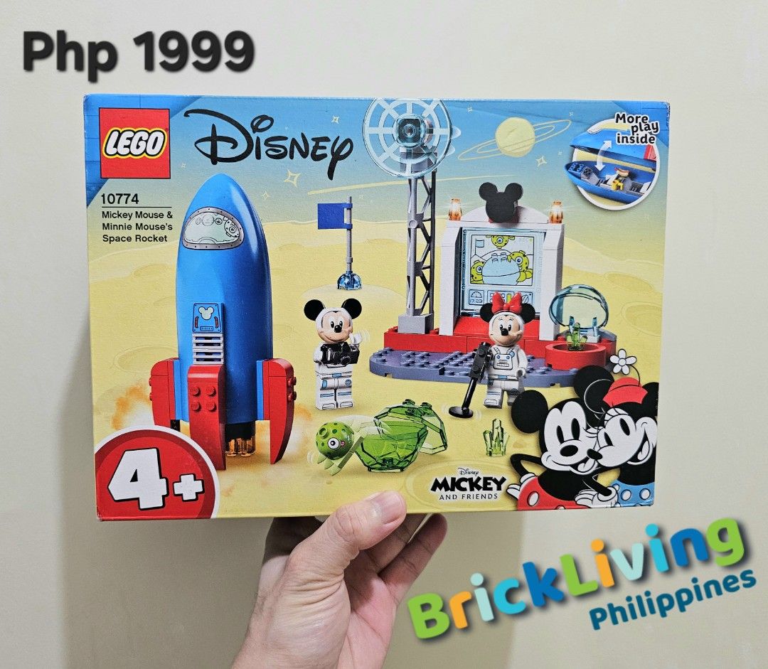 Lego Mickey Mouse & Minnie Mouse's Space Rocket 10774 (Category: Lego & Building Sets) located in Mandaluyong City. Submitted by BrickLivingPH (Listing ID 1407338206, Image 1). Description: Pick up near Boni MRT Station, Mandaluyong City. Available everyday, 12 noon onwards If you are within Metro Manila, we encourage you to book via Lalamove, Grab express, etc. If you are outside the Metro, we can ship the items via LBC. You have the option to p