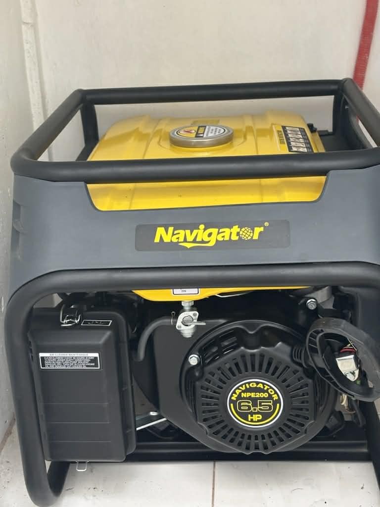 Navigator Gasoline Generator NVRD3910 (Category: Everything Else Others) located in Caloocan City. Submitted by celonessentials (Listing ID 1407194637, Image 1). Description: Brand NEW! Bought for P32K (with receipt) This Navigator Gasoline Generator features a strong 6.5HP engine and a 25L tough steel fuel tank. 3500 surge watts 3100 max watts 2800 rated watts USA standard 100% copper 25L tough steel fuel tank Up to 10hrs run time at 50% load WA