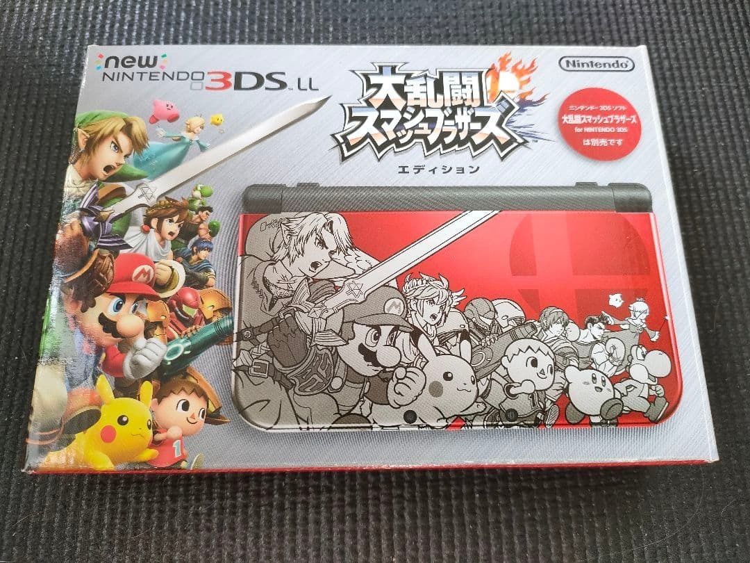New Nintendo 3DS LL Super Smash Bros. Edition (Category: Nintendo) located in Manila. Submitted by japan_treasure (Listing ID 1407334569, Image 1). Description: there are some scratches and dirt. There are noticeable scratches or stains..