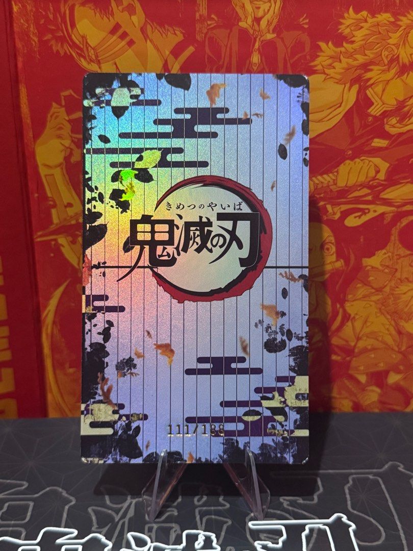 Nezuko SVR numbered topper ccg card (Category: Raw Singles) located in Dipolog. Submitted by nomorelys (Listing ID 1407323453, Image 2). Description: Demon Slayer CCG Renyao Nezuko SVR numbered topper (111/188) ✰ ₱350 ✰ on hand ✰ loc: mindanao ✰ dop: payo / 5 days ✰read carrd in bio before transacting.
