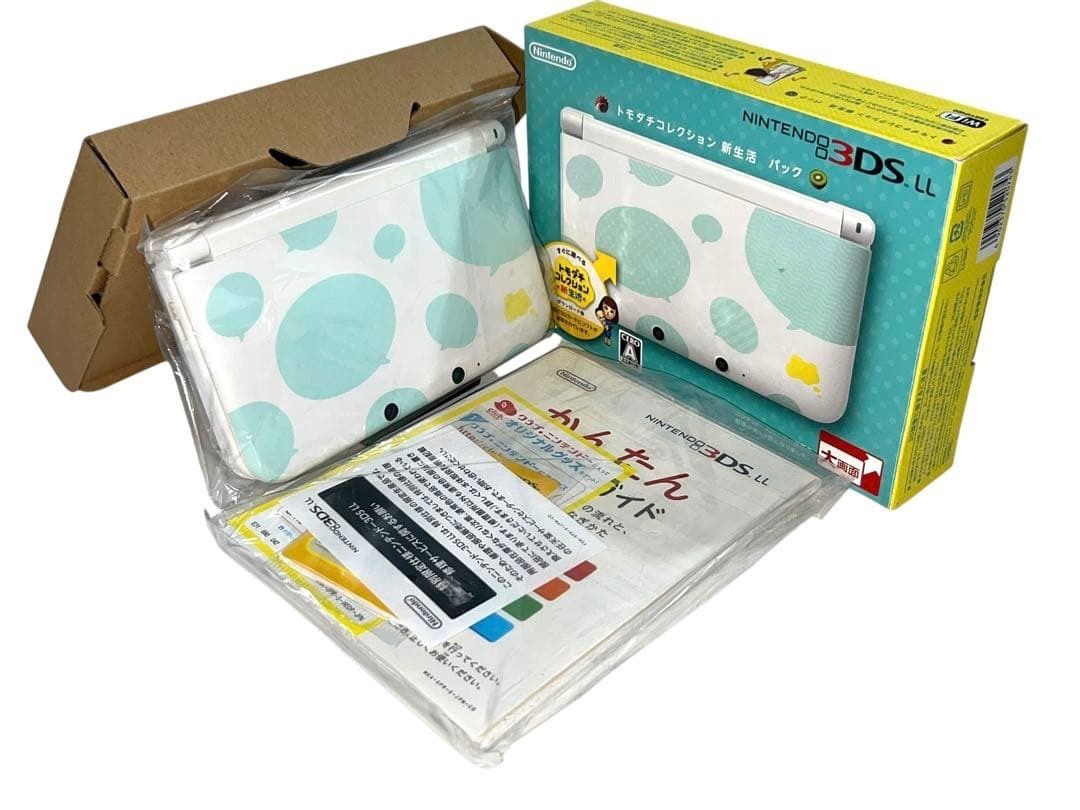 Nintendo 3DS LL Console Tomodachi Collection New Life Pack (Category: Nintendo) located in Manila. Submitted by japan_treasure (Listing ID 1407323290, Image 2). Description: [Outer box, instruction manual included, operation confirmed] 【situation】 - There are some minor scratches on the body, but nothing serious and it does not affect normal operation. - A protective film has been applied to the screen. ■This product has been sterilized and clean
