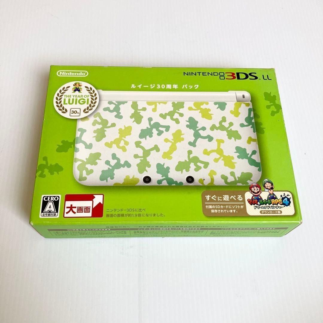 Nintendo 3DS LL Console with Luigi 30th Anniversary Pack (Category: Nintendo) located in Manila. Submitted by japan_treasure (Listing ID 1407344098, Image 1). Description: It has been initialized and operation has been confirmed. ● Operation check I checked the AC adapter and it worked without any issues. The buttons and speaker are working fine. There is a small crack near the R button Although it has been stored at home, please note that there 