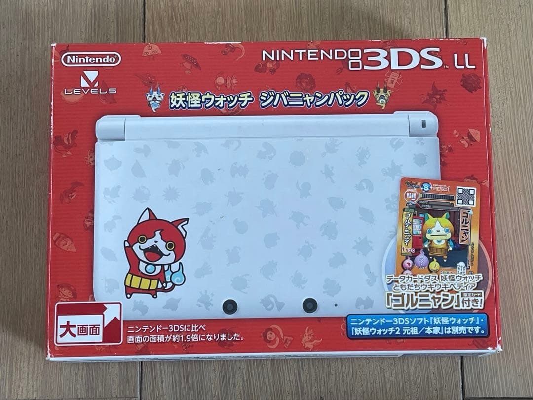 Nintendo 3DS LL console Yo-kai Watch (Category: Nintendo) located in Manila. Submitted by japan_treasure (Listing ID 1407320931, Image 3). Description: This is a Nintendo 3DS LL console with a Yo-kai Watch design. It has been used so there is some wear. There is a protective film on the screen. - This is the main unit only and does not include a charging cable. ・The Data Carddass "Gornyan" supplement is not included. <Specifications> - Model: Nin