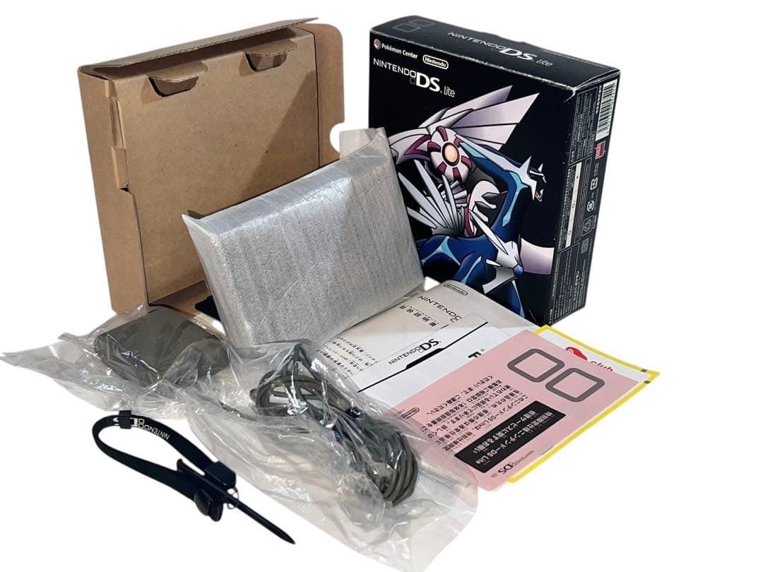 Nintendo DS Lite console Pokemon Dialga Palkia (Category: Nintendo) located in Manila. Submitted by japan_treasure (Listing ID 1407323863, Image 2). Description: Outer box, instruction manual included, operation confirmed] 【situation】 - There are some scratches on the body, but no serious damage and it does not affect normal operation. - There are some scratches on the outer box. ■This product has been sterilized and cleaned. there are some scrat