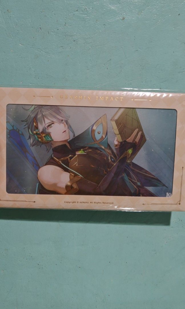 Official Genshin Impact Board - Alhaitham (Category: Mouse & Mousepads) located in Binan City. Submitted by anime_finds (Listing ID 1407363589, Image 1). Description: 🪷 MISB ✅ On hand ✅ Terms: 🌸 No additional fees. 🌸 Max 2 months to fully pay. (or more depending on the agreement) 🌸 Full payment first before shipping. 🌸 Terms does not include shipping fee. 🚚 MOD: 🌸 J&T 🌸 LBC/COP 🌸 Lalamove (kau po mag book) 📌 Loc: Laguna 💵 MOP: 🌸 Gcash