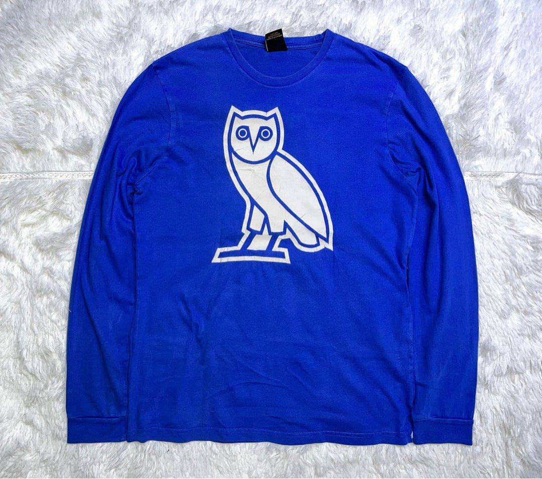 OVO big logo long sleeve (Category: Tshirts & Polo Shirts ) located in Caloocan City. Submitted by thr1fty_pages (Listing ID 1407339632, Image 1). Description: OVO big logo Good condi Minor cracks L - 27 | W - 19.5.