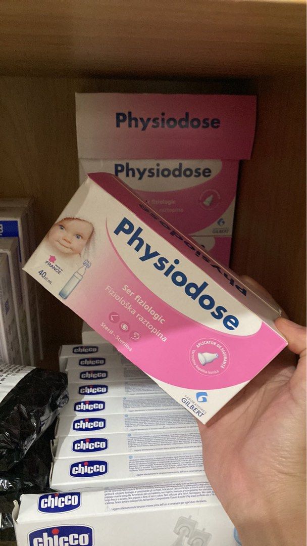 Physiodose Saline Solution 0.9% NaCI nasal saline solution for nebulizer and more (Category: Maternity Care) located in Las Pinas. Submitted by glamskinboutique (Listing ID 1407330910, Image 2). Description: 1 box is 40 pcs.