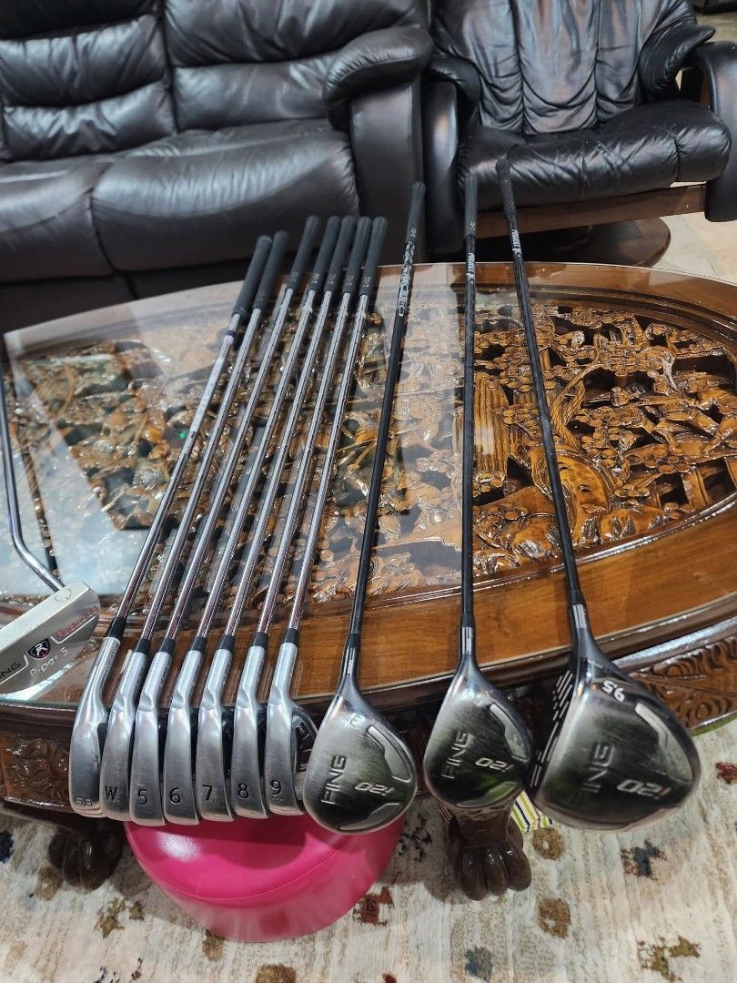 Ping Golf Set (Category: Golf) located in Paranaque City. Submitted by chips24 (Listing ID 1407323603, Image 2). Description: For Sale Ping i20 golf set. *Ping i20 NS Pro R flex steel shaft. *Ping i20 3 wood 15° R flex *Ping i20 5 wood 18° R flex project x shaft. *Ping i20 9.5° project X driver *Ping semi mallet putter. Bag included for only 45.8k pick up Bf Paranaque free shipping within MM. .