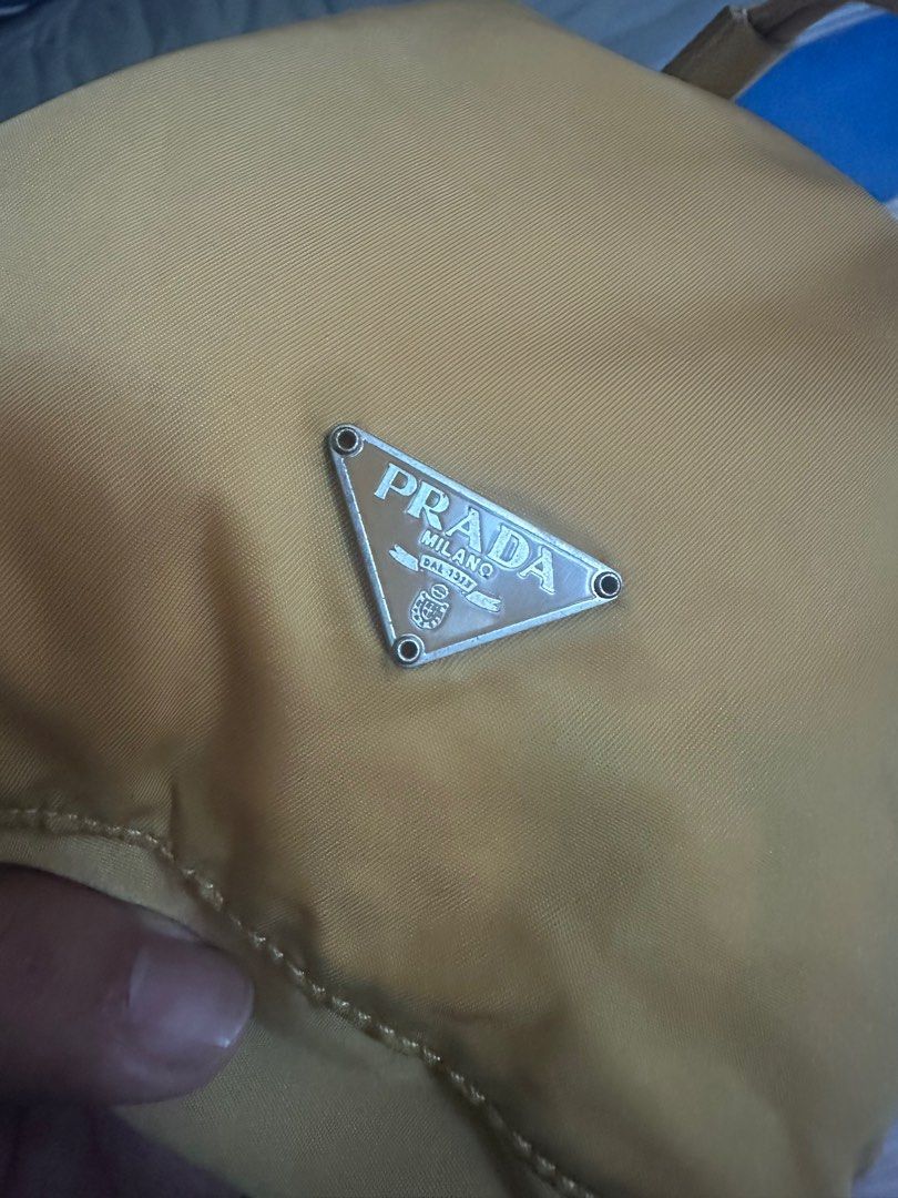 Prada pouch (Category: Luxury Bags & Wallets) located in Quezon City. Submitted by la.deals (Listing ID 1407323747, Image 3). Description: For sale Prada drawstring pouch Excellent condition Legit.