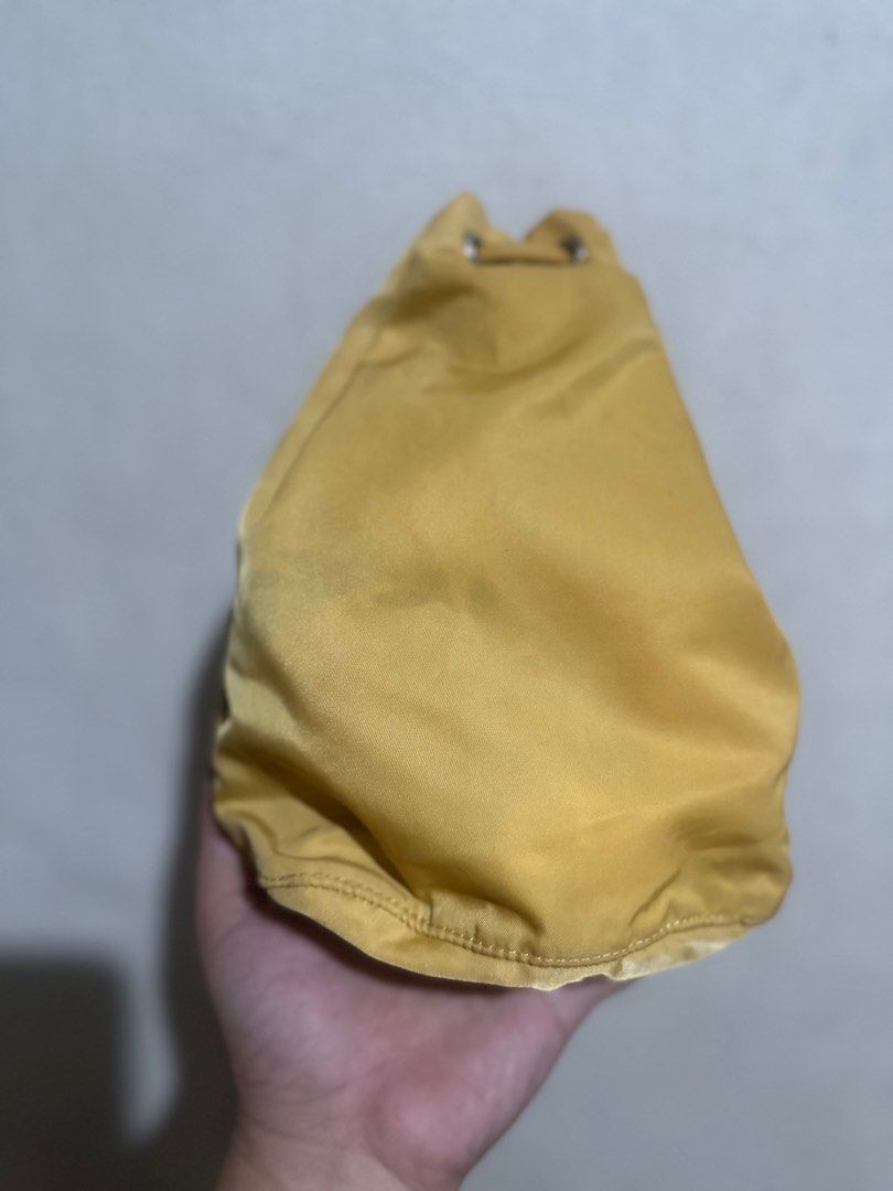 Prada pouch (Category: Luxury Bags & Wallets) located in Quezon City. Submitted by la.deals (Listing ID 1407323747, Image 2). Description: For sale Prada drawstring pouch Excellent condition Legit.