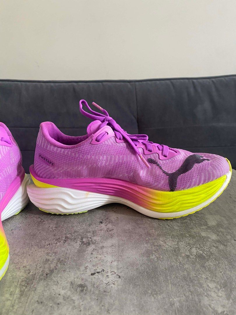 Puma Deviate Nitro Elite Women's Running Shoes (Category: Sneakers) located in Pasig City. Submitted by francesca.valdes98 (Listing ID 1407215441, Image 2). Description: USED ONCE DURING A HYROX RACE AND TWICE FOR TRAINING Negotiable.