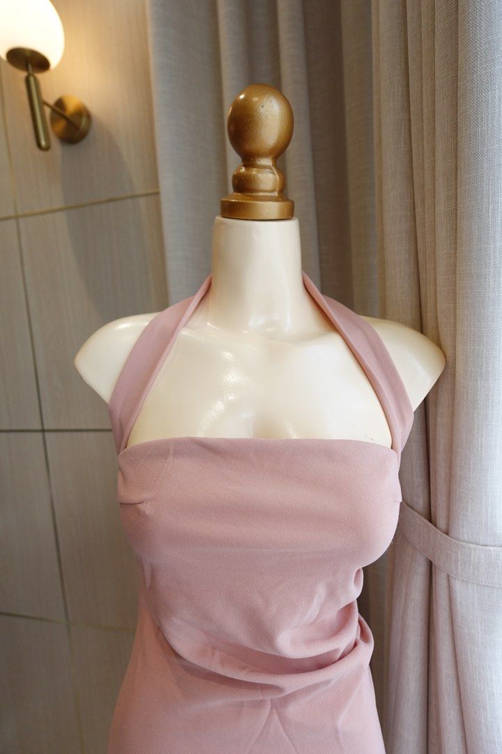Shein Pink Dress (Category: Evening dresses & gowns) located in Cabanatuan. Submitted by riveraaly (Listing ID 1407250802, Image 2). Description: Shein Dress Old Rose color Attended a debut Dress has no padding, use silicon bra Decluttering.