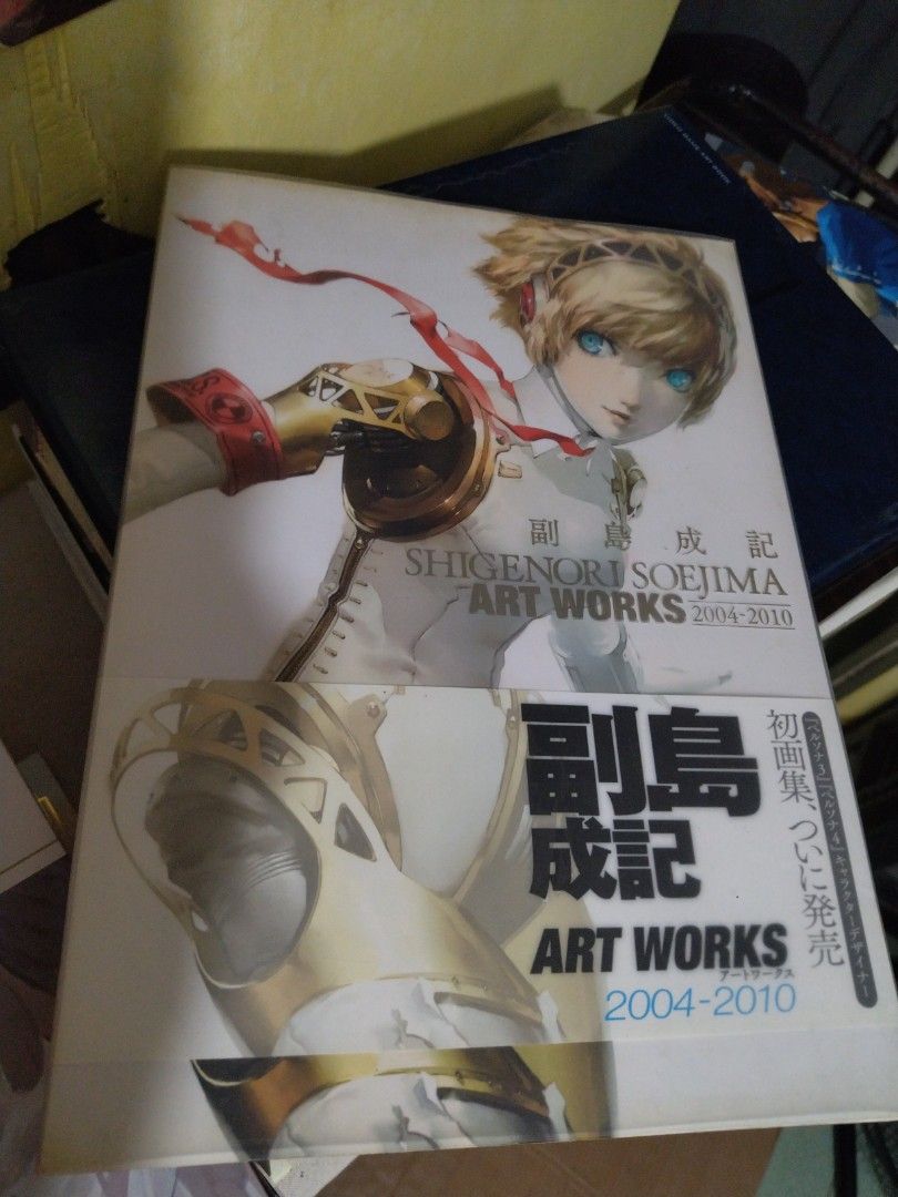 Shigenori Soejima Art Works 2004-2010 (Category: Comics & Manga) located in Pateros City. Submitted by lancep2020 (Listing ID 1407208677, Image 1). Description: 4 Sale PERSONA ART WORKS BY SHIGENORI SOEJIMA 2004 -2010 10TH ANNIVERSARY BOOK FROM JAPAN in very good condition for all the Persona Fans out there this art book is for you 👌.