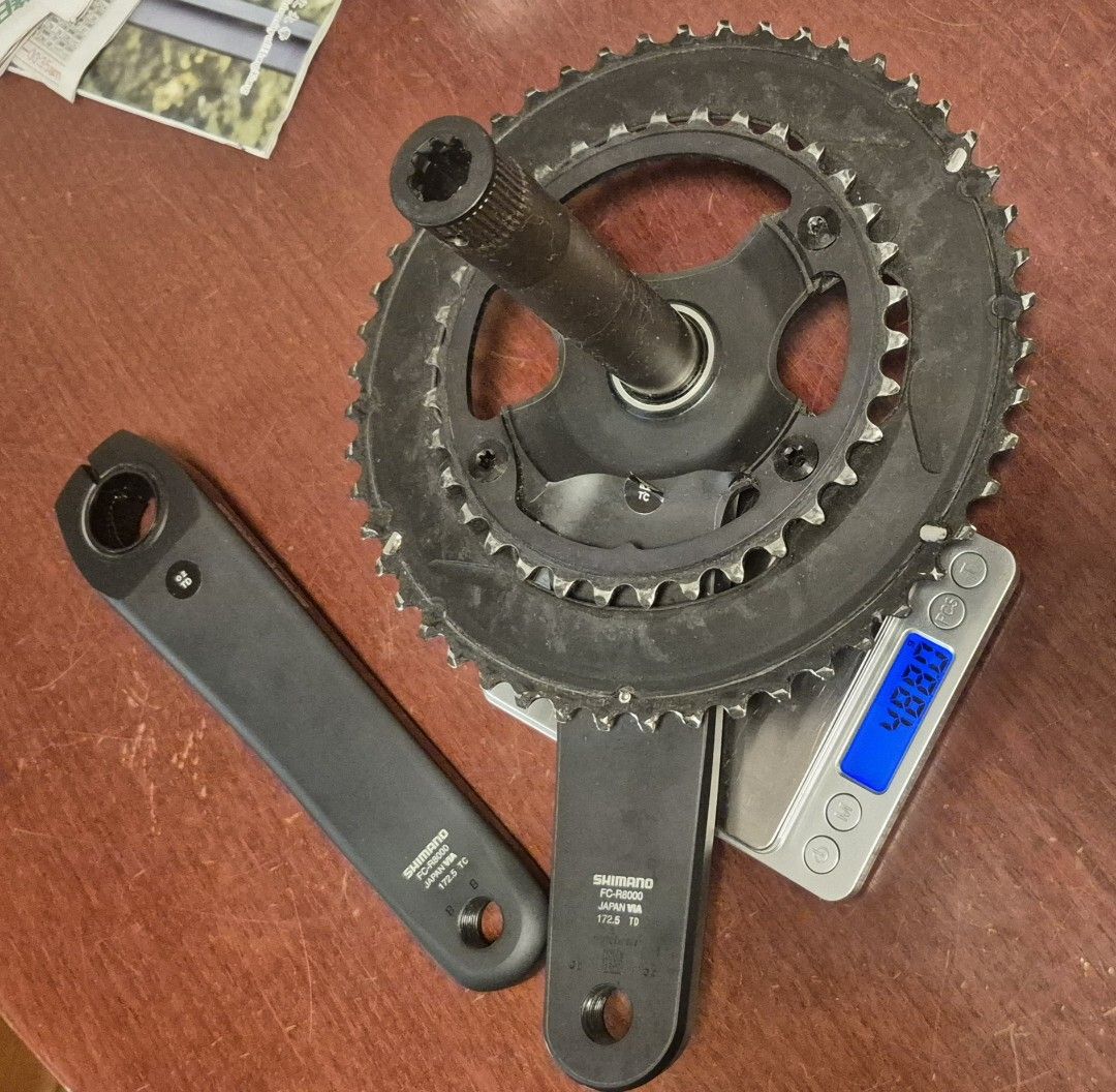 Shimano Ultegra FC-08 Crankset - 165mm, 11-Speed, 50⁄34t, 110