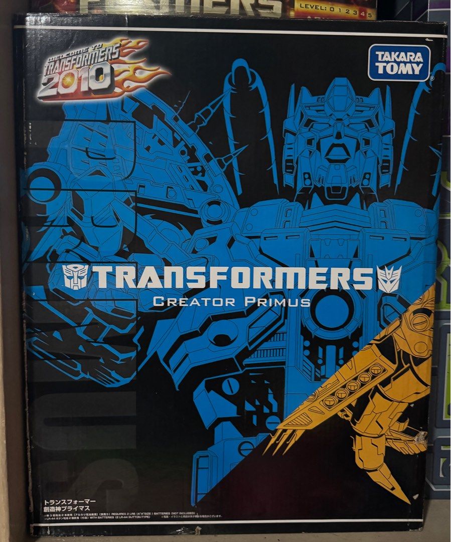 Takara Transformers Primus Creator 2010 (Category: Action & Battle Toys) located in Mandaluyong City. Submitted by micky_toy_store (Listing ID 1407348538, Image 1). Description: Back in box Onhand TAKARA 2010 RARE For inquiries kindly text NO CALLS Grab/lalamove c/o buyer.