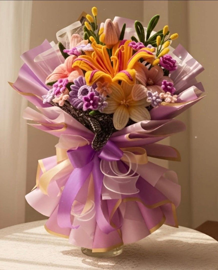 Tangled Inspired Fuzzywire Bouquet (Category: Flowers & Bouquets) located in Manila. Submitted by fluffiness52676 (Listing ID 1407313129, Image 1). Description: #flowerbouquet #giftideas #anniversarygifts #monthsarrygifts #fuzzyflowers #fuzzywireflower.