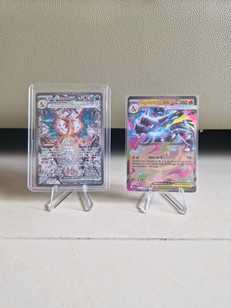 (WTS) Pokemon Obsidian Flames and Phantasmal Flames Charizard Ex set ...