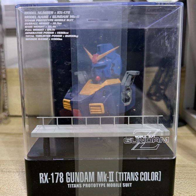 1/60 Scale Model : Head Display RX-178 Gundam Mk-II (Category: Gundam Model Kits) located in Singapore. Submitted by toysforgrabs (Listing ID 1409030657, Image 1). Description: Item as shown in picture Offer price.