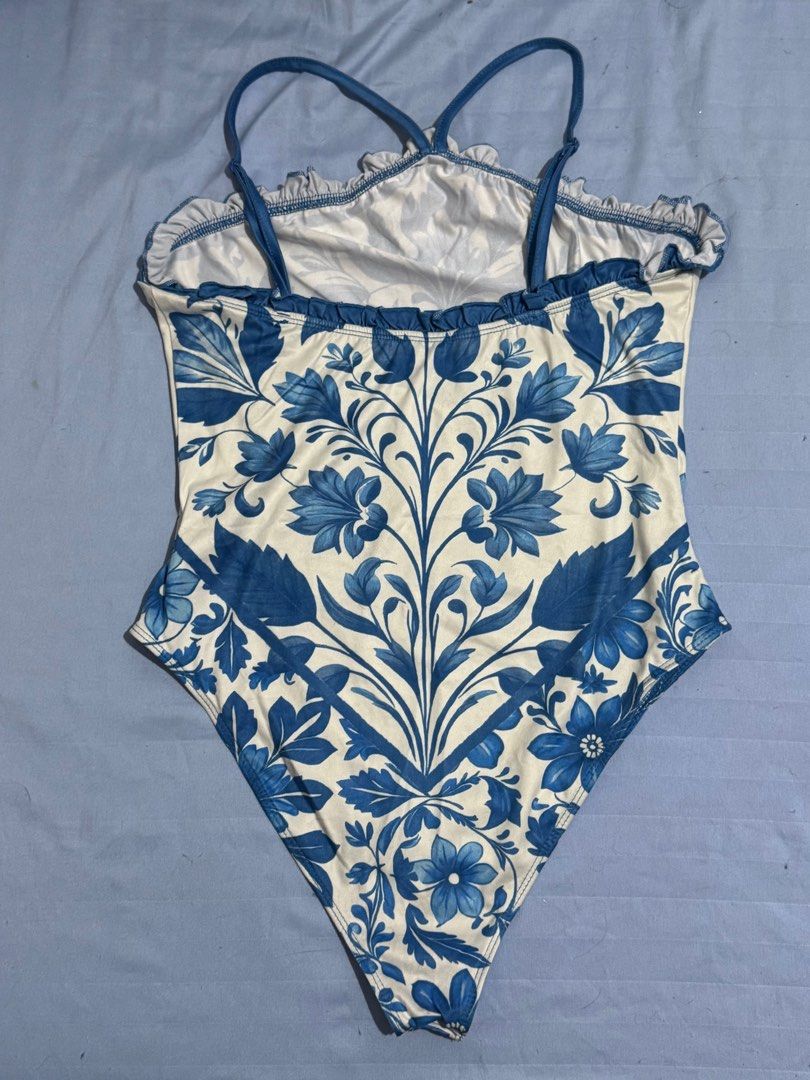 Blue Halter Bodysuit (Category: Others Tops) located in Valenzuela. Submitted by jennmsglt (Listing ID 1409023081, Image 2). Description: Size: L ₱100 Grab, lalamove, Angkas Padala, Joyride Delivery. And JnT. Delivery fee will be shouldered by buyer..