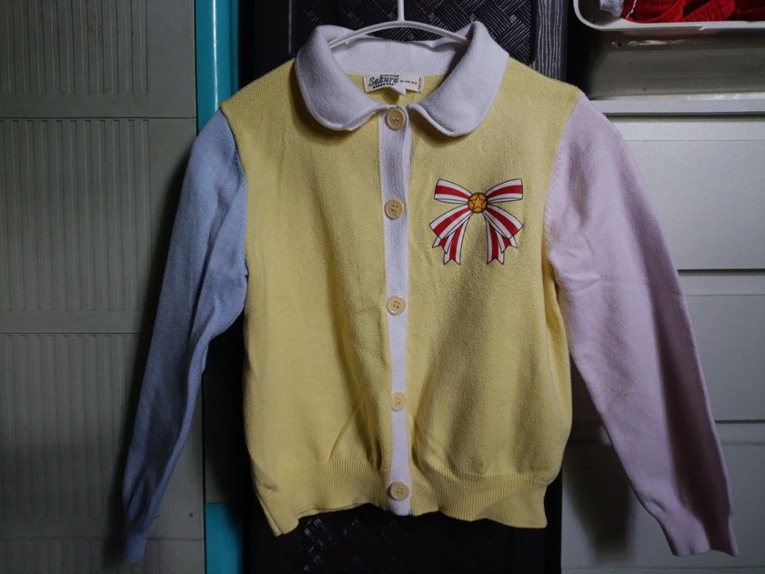 Card Captor Sakura Kero Cardigan (Category: Babies & Kids Fashion) located in Manila. Submitted by singlepringle (Listing ID 1408929584, Image 2). Description: 9Y in tag .