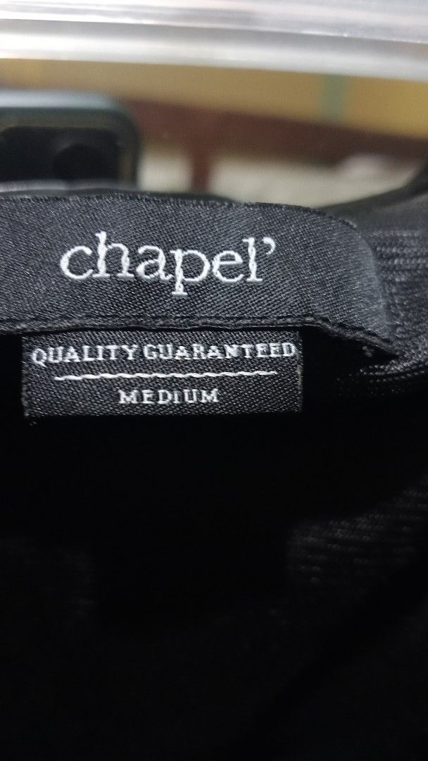 Chapel' Black Sleeveless Dress - Medium (Category: Dresses) located in Manila. Submitted by foreva030930091 (Listing ID 1409021547, Image 1). Description: - Chapel' black sleeveless dress - Features a cowl neck - Size: Medium - Classic black color - Versatile for various occasions.