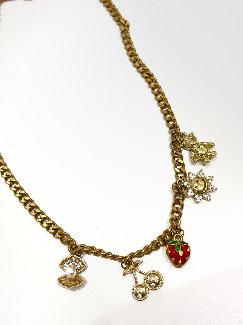 Charm Necklace Fashion (Category: Necklaces) located in Bacoor. Submitted by mayasells (Listing ID 1408924830, Image 3). Description: GARAGE SALE! - Good as new - 5 charms.